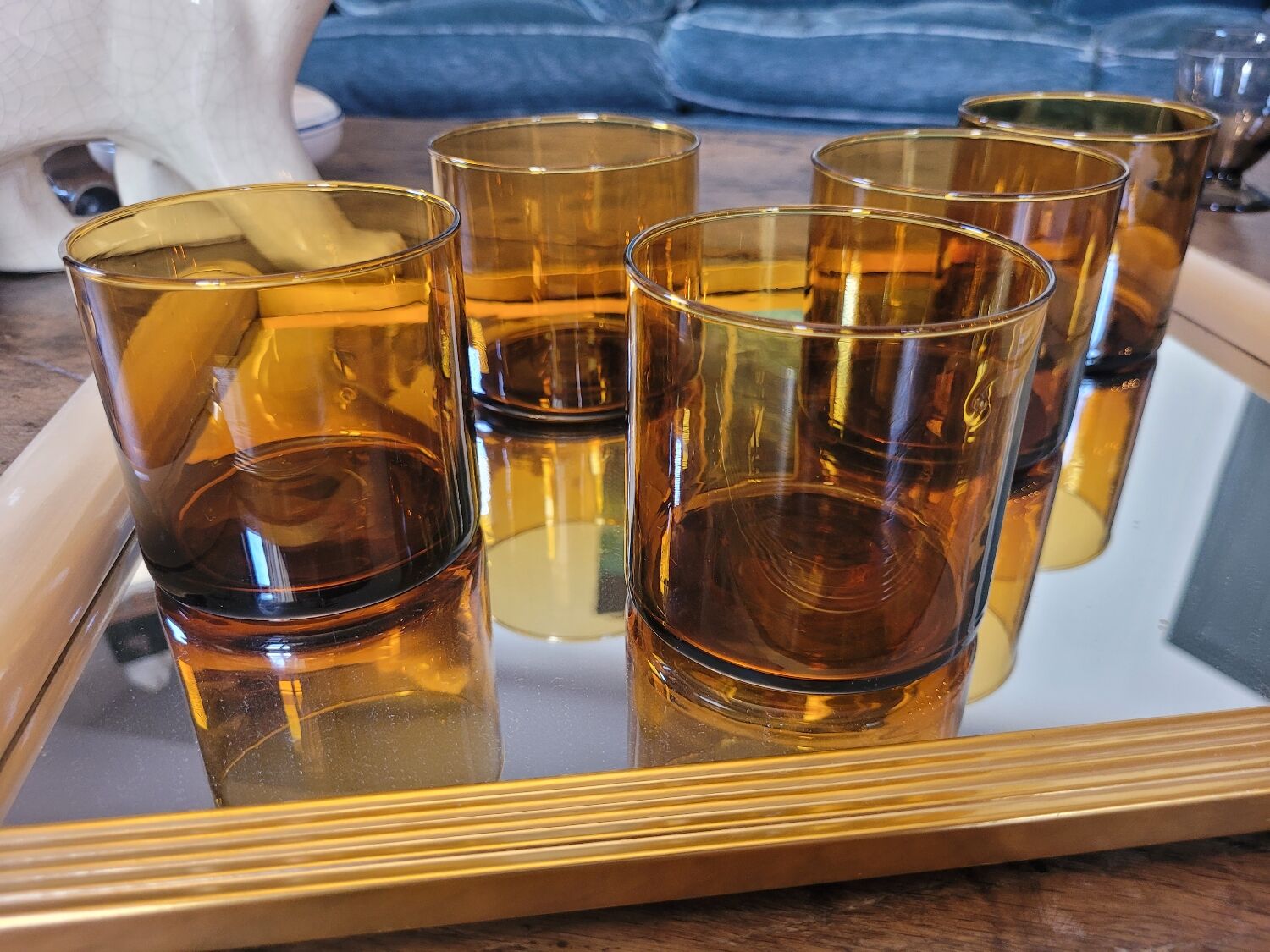 Verres à whisky verre soufflé