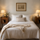 Pair of Louis XV bedside tables with a concave front – 5 drawers, end table.