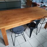 Solid teak table