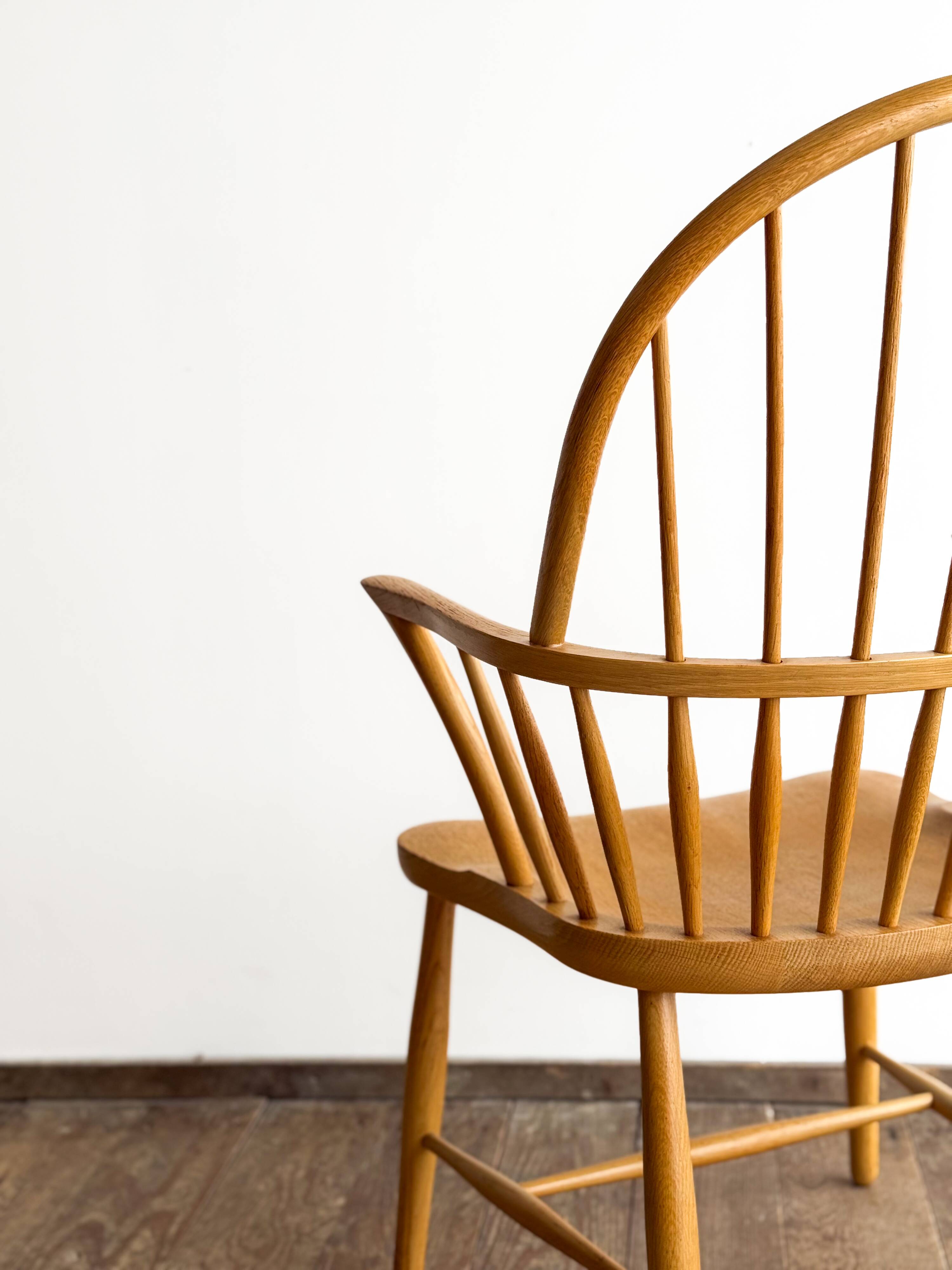 Chair by Frits Henningsen model CH18A in oak, Mid Century Design