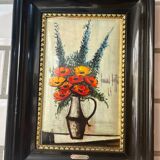 Tableau coquelicots en cruche
