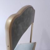 Two folding opera chairs in velvet