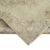 Tapis beige turc rustique noué à la main 198 cm x 307 cm