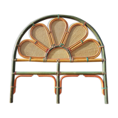 Bedhead in bamboo, rattan and wicker, vintage, 60s