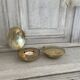 Pair of Scandinavian brass candlesticks