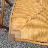 6 Louis XV style oak chairs