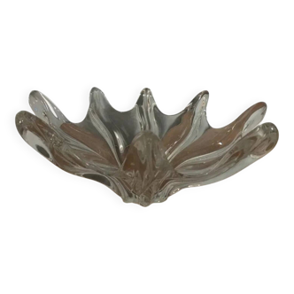 Art Vannes Crystal Centerpiece Bowl – France, 1970s