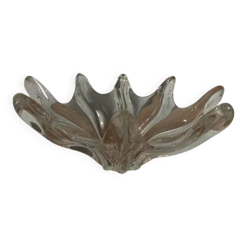 Art Vannes Crystal Centerpiece Bowl – France, 1970s