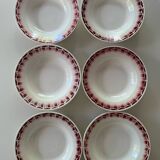 Old earthenware soup plates