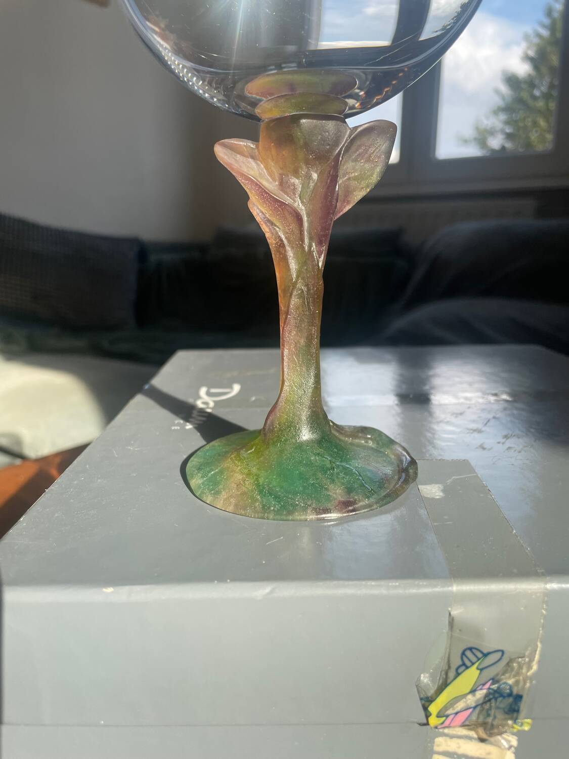 Lot  de 2 Verres Daum nature