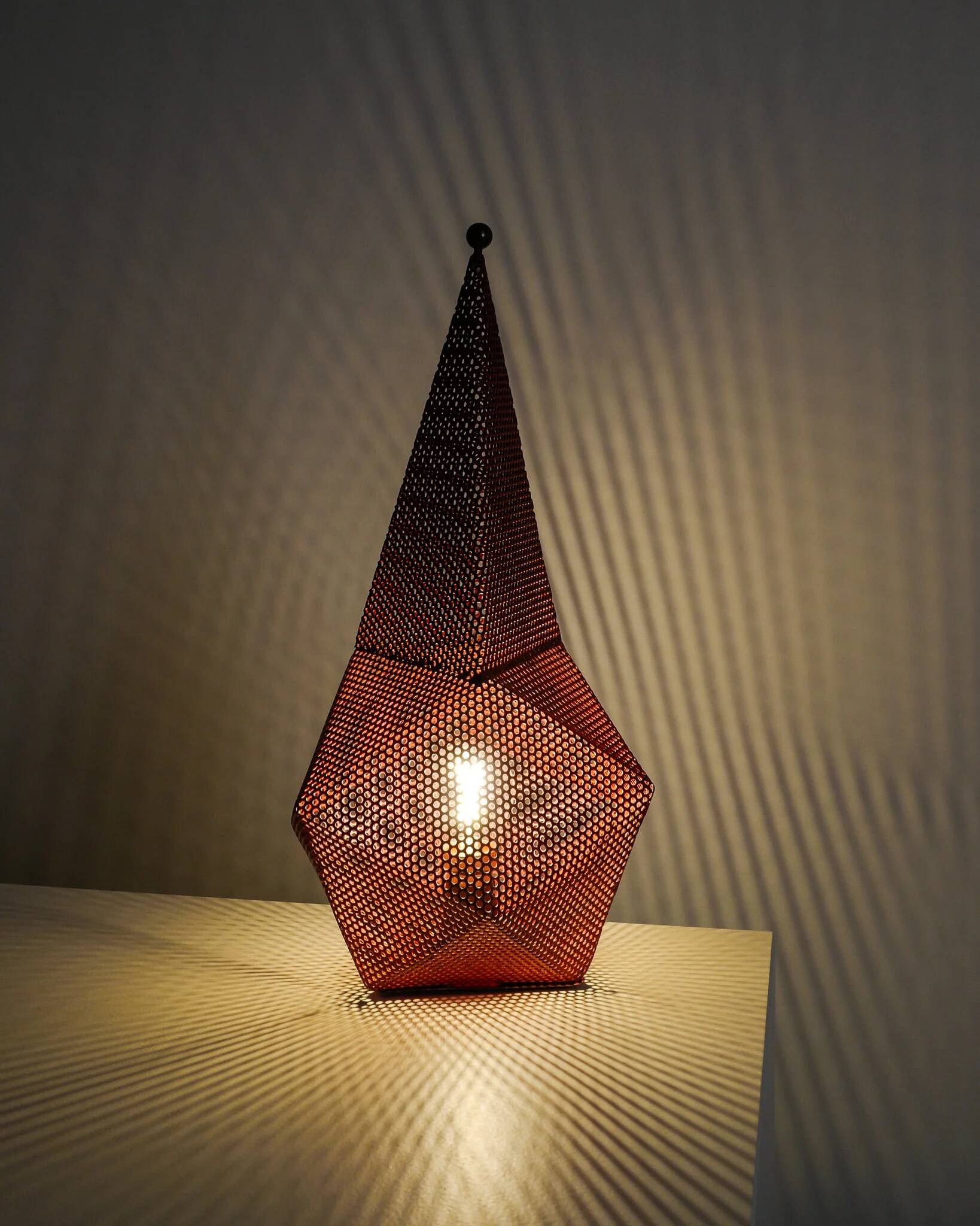 French Mid Century"Bagdad" Desk Table Lamp by Mathieu Matégot, 1950s