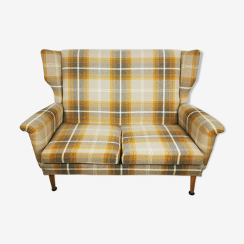 1950's wing back armchair and sofa