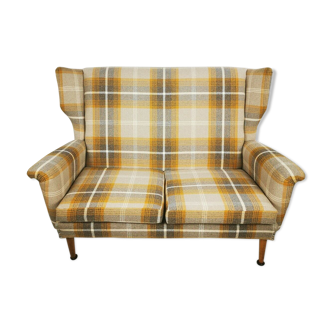 1950's wing back armchair and sofa