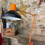 Wall lamp - 2 arms - orange and black
