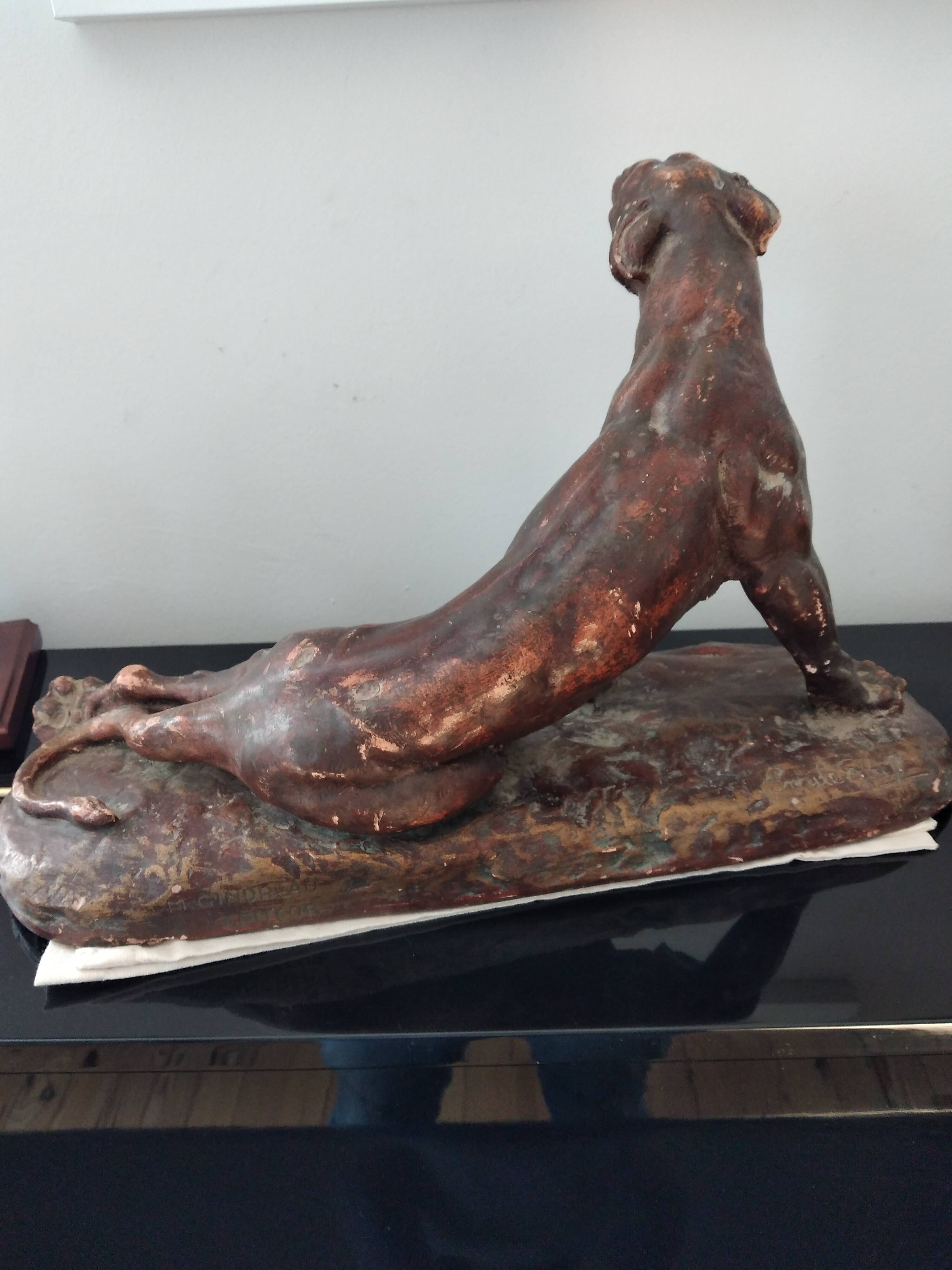 Animal sculpture by Emile Rouff