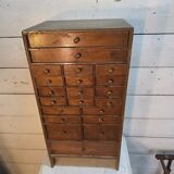 Watchmaker's workshop cabinet with drawers
