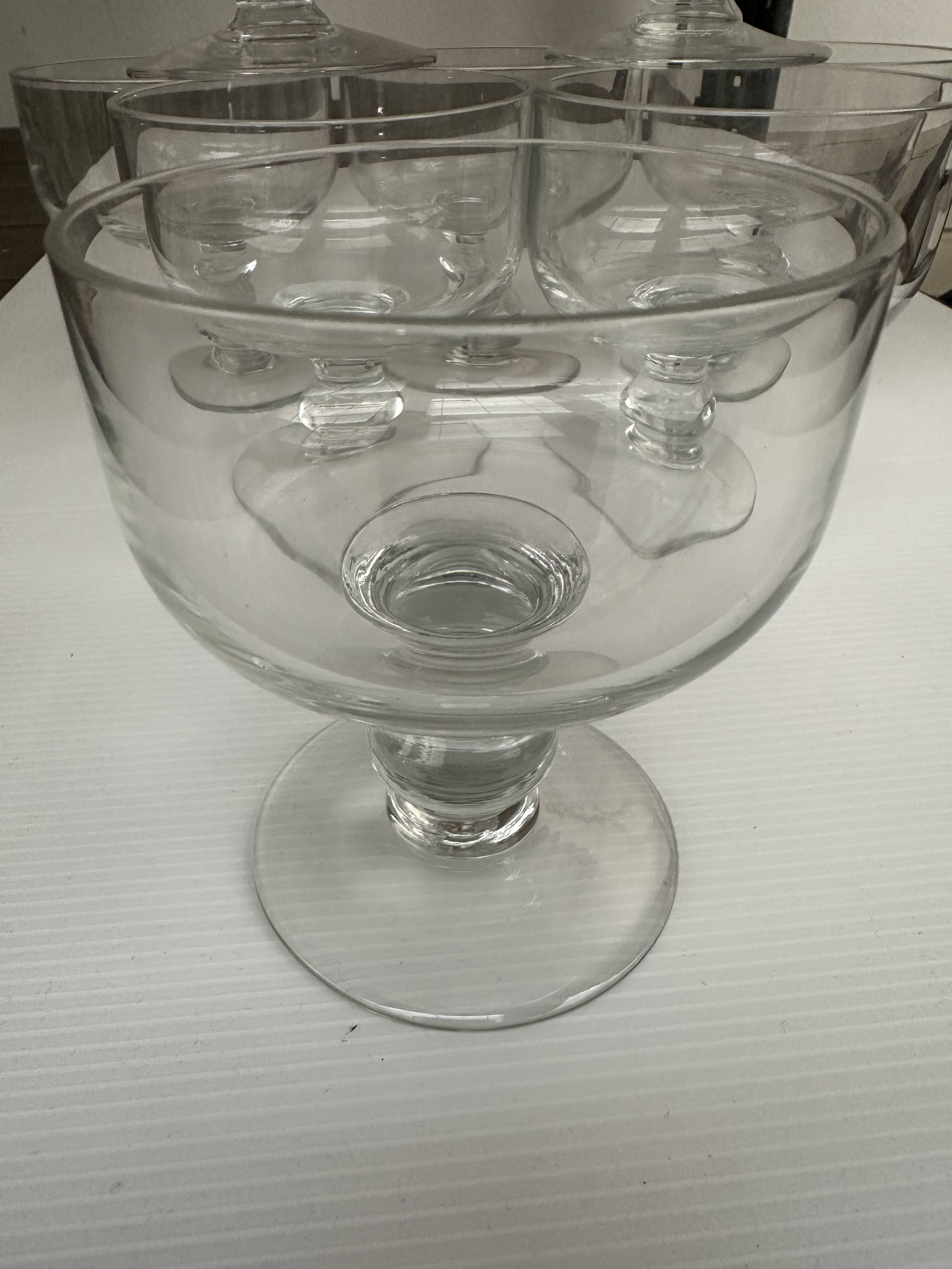 8 crystal ice cream cups