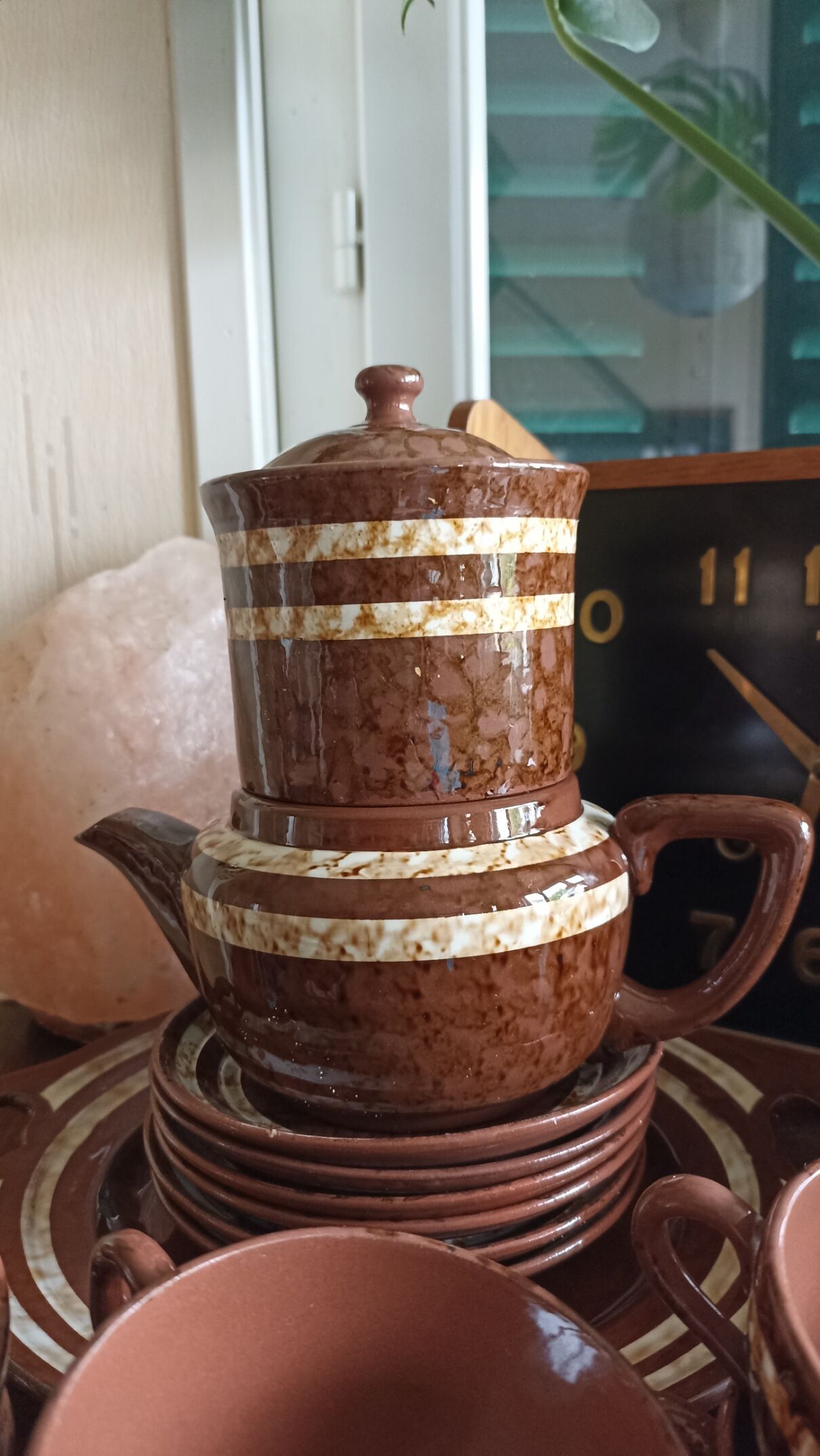 Mary coffee service by Digoin Sarreguemines - 6 people