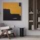 Contemporary abstract painting "Halo" square