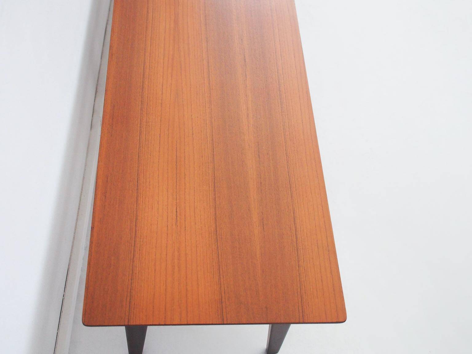 Italian mid-century wooden console or side table.