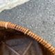 Basket with lided bamboo from Asia