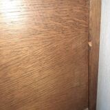 Old-style oak secretary
