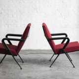 Set of 2 'Repose' easy chairs by Friso Kramer