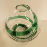Bi-color blown glass vase Köln 1960s
