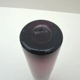 Vase by Marisa and Alain Begou in blown glass, France 1986