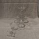 5 coupes à champagne en cristal Baccarat modèle Nancy