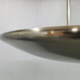 Bauhaus Indirect Ceiling Light, Nickel, Czechoslovakia 1930s