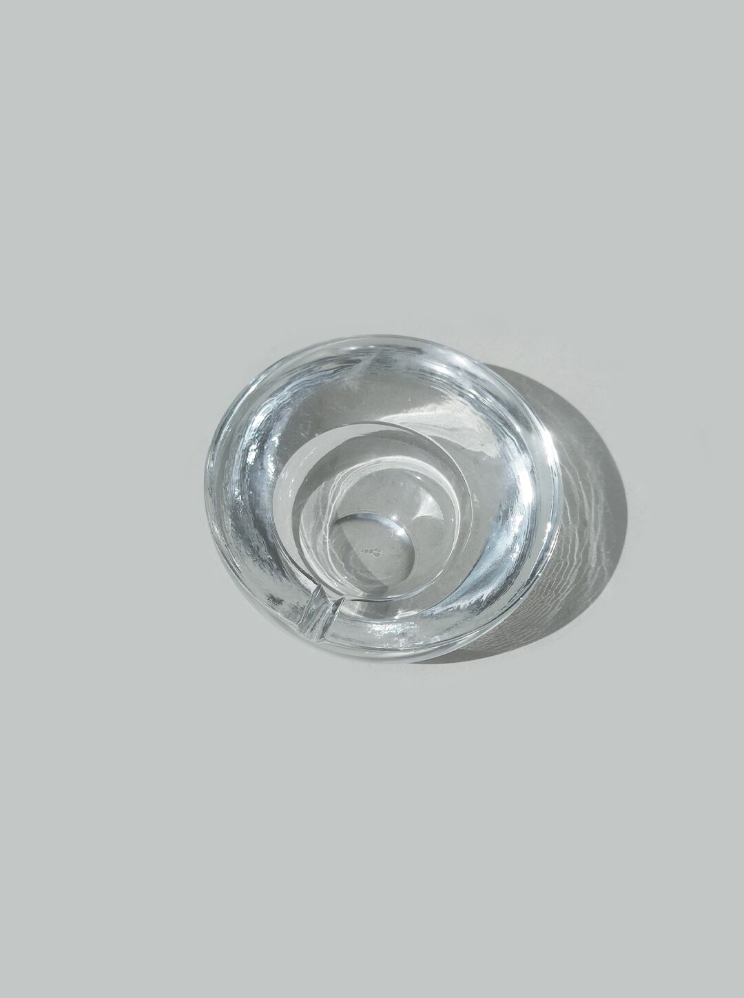Cendrier en verre années 60