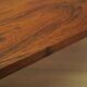 Danish teak coffee table with metal base, 1960s