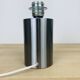 Reggiani cylinder lamp brushed metal 70s