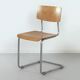 Vintage tubular chair 1121 by gispen in 1970s