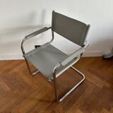MG5 Grassi style chrome armchair