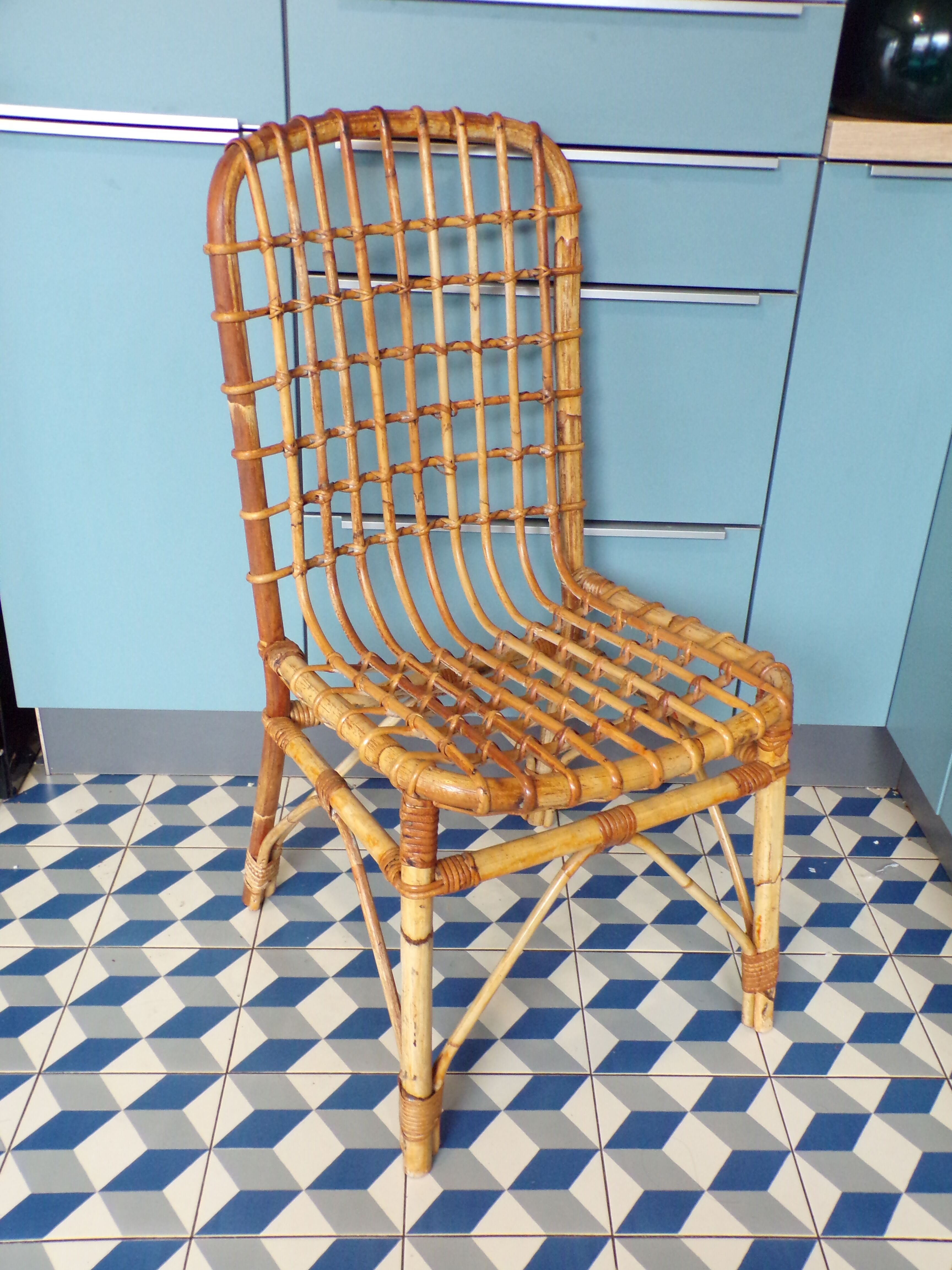Rattan chair 1950