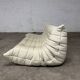 100% authentic ligne roset togo 3-seater beige leather in top condition!