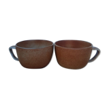 Two Montgolfier sandstone cups France