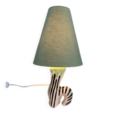 Vintage zebra lamp