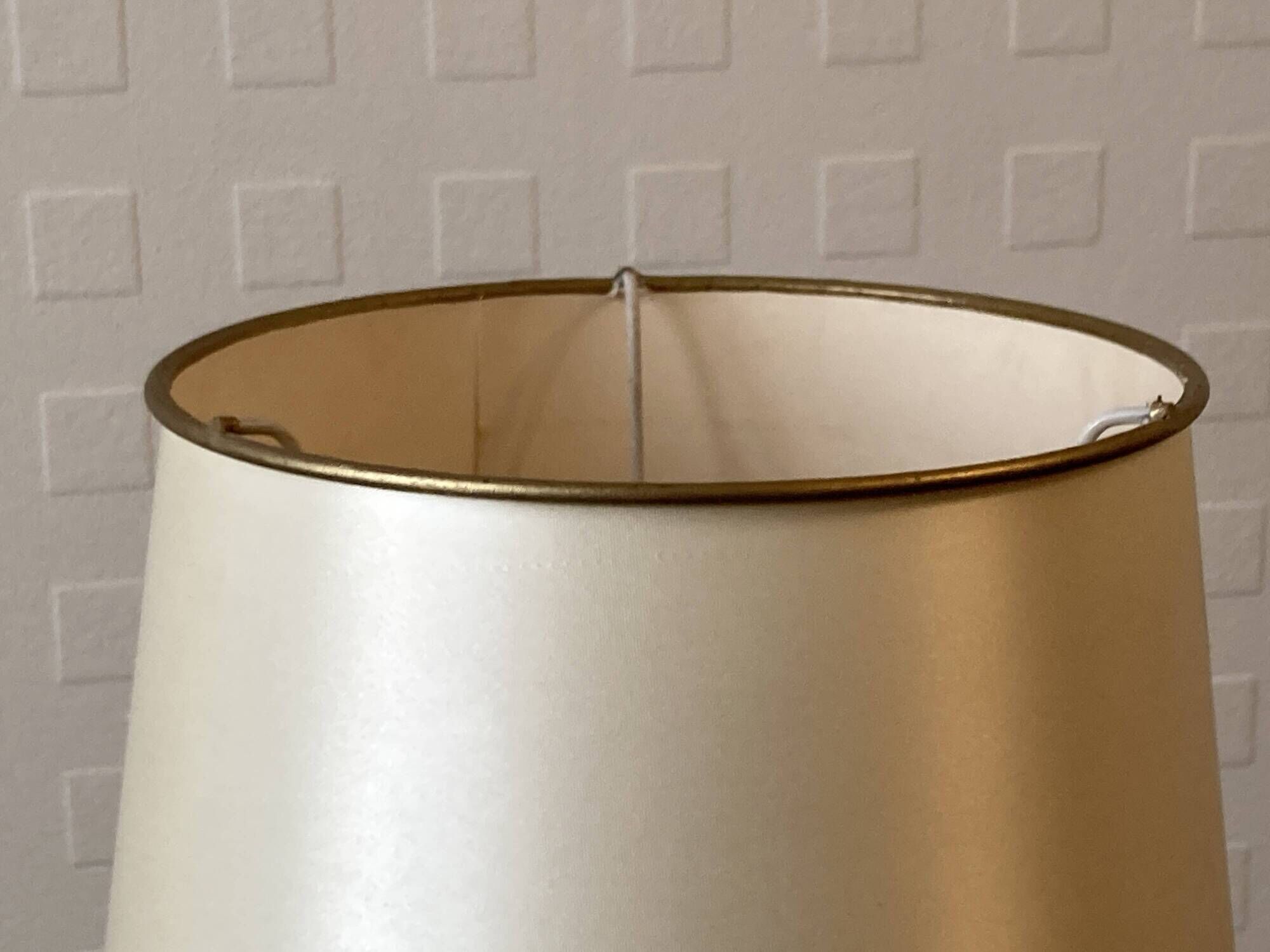 Vintage brass table lamp – 1950s