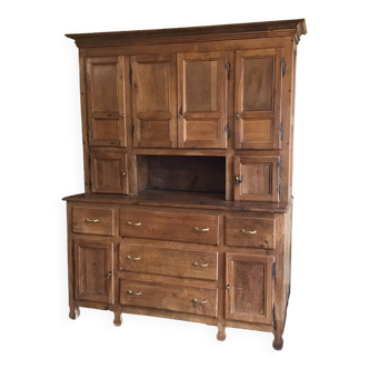 Old 2-part oak woodwork sideboard