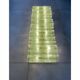 Green Italian Luxury Brass Wall Sconce Murano Glass or Flush Mount