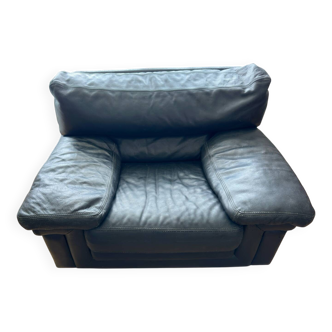 Fauteuil cuir Vintage Roche Bobois