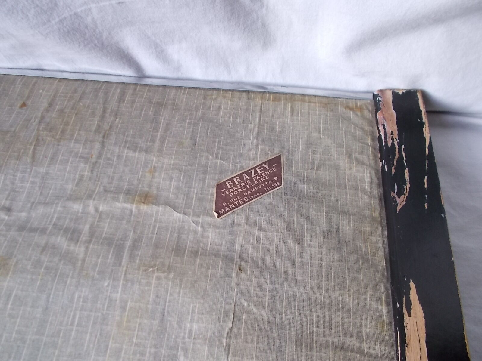 Black Art Deco tray and mirror