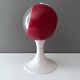 Space age table clock, vintage alarm clock tulip foot, ball clock victoria clock, 70's