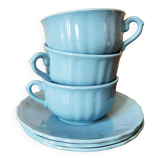 Set of 3 chocolate cups by Salins
