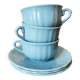 Set of 3 chocolate cups by Salins