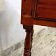 Small wooden drop-leaf table