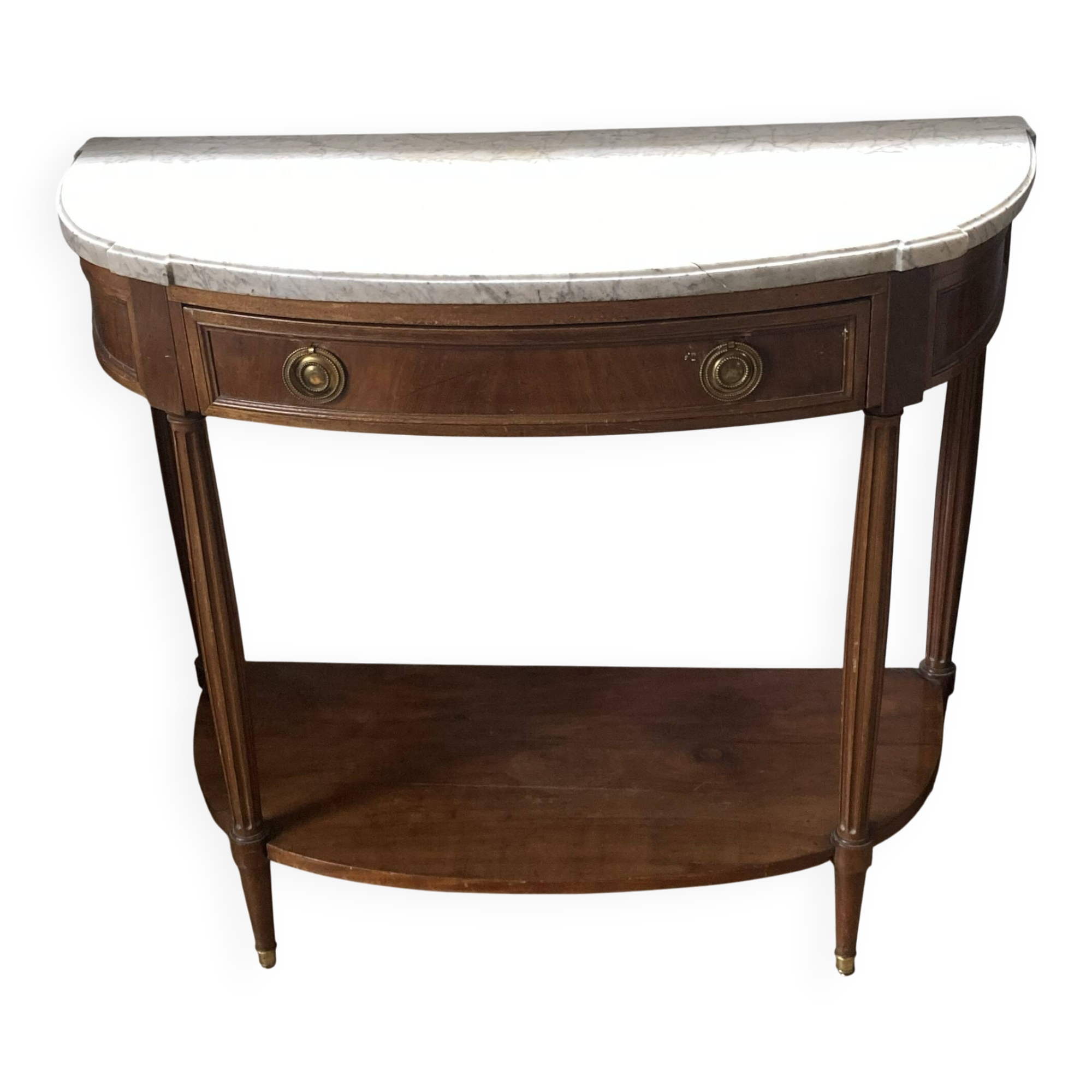 Console Louis XVI demi-moon